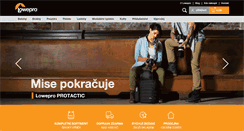 Desktop Screenshot of lowepro.cz